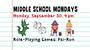 Middle School Monday:  Role Playing Game