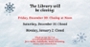 Library Closing: New Year's Holiday