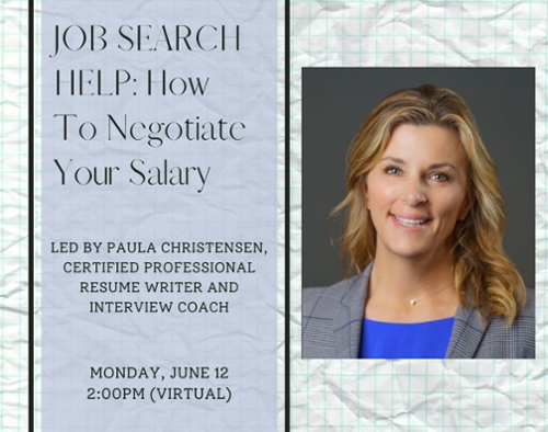 VIRTUAL - Job Search Help: How to Negotiate Your Salary