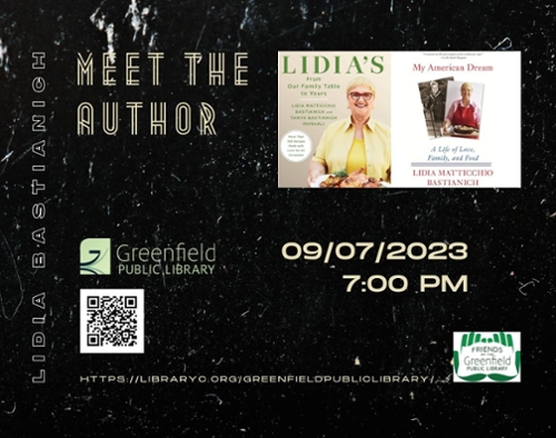 Library Speakers Consortium - Lidia Bastianich