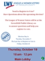 League of Women Voters Information Session